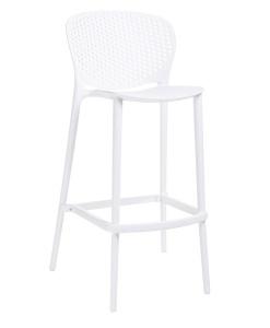 SCAUN DE BAR ALB HOKER VENTO BAR STIL MODERN B2 - Img 1