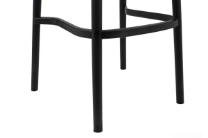 SCAUN DE BAR, COUNTRY BLACK DIN POLIPROPILENA DE CALITATE SUPERIOARA, KH - Img 7