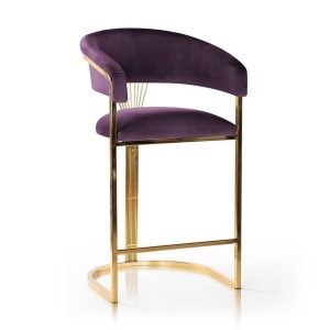 SCAUN DE BAR MARCILLE 70, MOV/AURIU, STIL MODERN