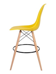 SCAUN DE BAR YELLOW HOKER DSW WOOD STIL MODERN B2