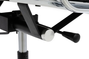SCAUN DE BIROU AERON PREMIUM, NEGRU, MATERIAL TEXTIL/PLASA SI METAL, STIL MODERN - Img 7