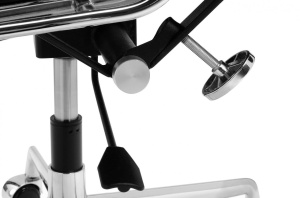 SCAUN DE BIROU AERON PRESTIGE PLUS, NEGRU/CROM, PIELE NATURALA SI METAL, STIL MODERN - Img 8