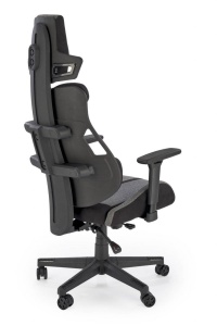 SCAUN DE BIROU NITRO 2, GRI/NEGRU, TAPITERIE DIN SOFA SI PICIOARE DIN METAL, STIL MODERN - Img 2