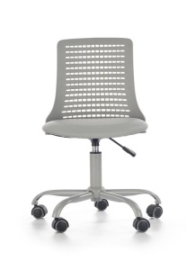 SCAUN DE BIROU PENTRU COPII PURE GRI STIL MODERN HALMAR - Img 3