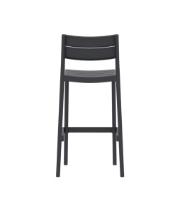 SCAUN DE TERASA DE BAR CAPRI 23, REALIZAT DIN PLASTIC, CULOARE NEGRU, PENTRU UZ COMERCIAL, ARTIM GROUP SELECTION - Img 4