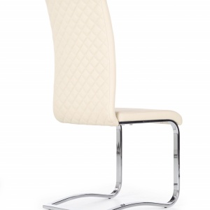 SCAUN DESIGN MODERN K293 CREM/CROM HALMAR - Img 2