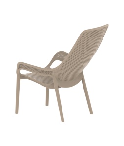 SCAUN DIN PLASTIC PENTRU TERASA AERO LUNGO 33 , CULOARE BEJ, PENTRU UZ COMERCIAL, ARTIM GROUP SELECTION - Img 3