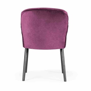SCAUN DINING ANKARA, BORDO/NEGRU, STIL MODERN - Img 3