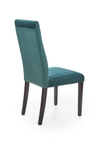 SCAUN DINING DIEGO 2, VERDE MONOLITH 37/NEGRU, CU TAPITERIE DIN CATIFEA SI PICIOARE DIN LEMN MASIV, STIL CLASIC - Img 4