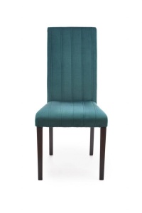 SCAUN DINING DIEGO 2, VERDE MONOLITH 37/NEGRU, CU TAPITERIE DIN CATIFEA SI PICIOARE DIN LEMN MASIV, STIL CLASIC - Img 6