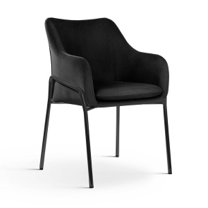 SCAUN DINING ENZO, NEGRU, STIL MODERN