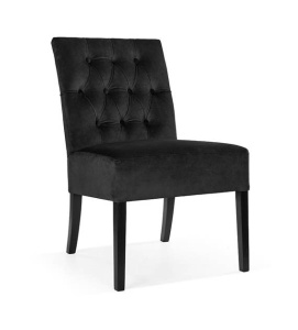 SCAUN DINING GALA, NEGRU, STIL CLASIC