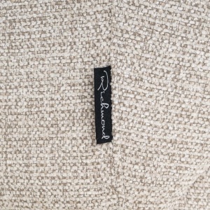 SCAUN DINING GIOVANNA NATURAL FENCY, 212863, CONFECTIONAT DIN POLIESTER, METAL SI SPUMA, BEJ/NEGRU, STIL MODERN - Img 3