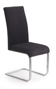 SCAUN DINING K110 GRAPHITE/CROM STIL MODERN HALMAR - Img 1