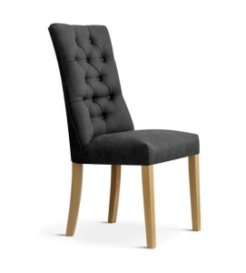 SCAUN DINING LORD, NEGRU/STEJAR, STIL CLASIC