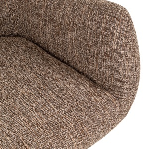 SCAUN DINING ROTATIV ALDO, REALIZAT DIN METAL, LEMN DE FAG SI TEXTIL, CULOARE MARO, DESIGN DEOSEBIT, RICHMOND INTERIORS - Img 13