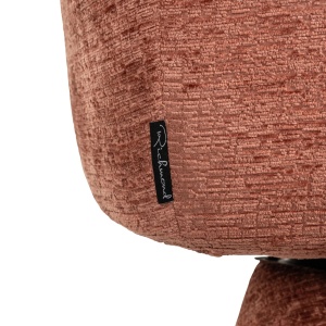 SCAUN DINING ROTATIV MADELINE, REALIZAT DIN METAL, LEMN DE FAG SI TEXTIL, CULOARE CARAMIZIU, DESIGN DEOSEBIT, RICHMOND INTERIORS - Img 12