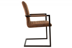 SCAUN DINING SAU BIROU NEGRU/MARO ANTIC IMPERIAL DESIGN VINTAGE - Img 3