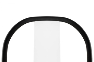 SCAUN DINING/TERASA VINCENT, ALB/NEGRU, DIN POLIPROPILENA, STIL MODERN B2 - Img 5