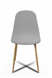 SCAUN DINING TIMOR GRI/NATURAL - DESIGN MODERN - Img 2