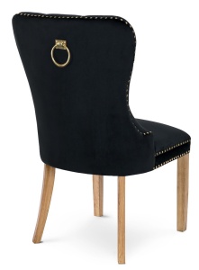 SCAUN MADAMME II GOLD NEGRU/STEJAR DESIGN CLASIC - Img 2