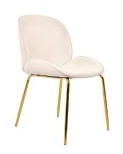 SCAUN MODERN, BOBBI, STOFA FOARTE FINA SI METAL