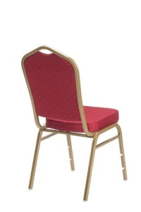 SCAUN PENTRU SALA EVENIMENTE/CONFERINTA RZYM ROSU/AURIU DESIGN CLASIC - Img 2