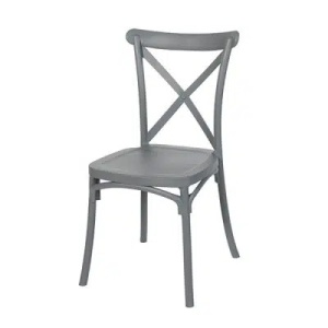 SCAUN PENTRU SALA EVENIMENTE/DINING, GRI, DIN PLASTIC DUR, ARTIM GROUP SELECTION