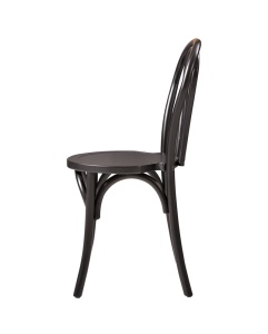 SCAUN PENTRU SALI DE EVENIMENTE MONET NEGRU, CONFECTIONAT DIN LEMN - Img 3