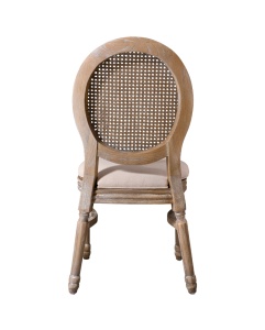 SCAUN PENTRU SALI DE EVENIMENTE RUSTIC CU MEDALIO, CONFECTIONAT DIN LEMN - Img 4