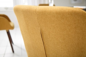 SCAUN SCANDINAVIA, TEXTIL SI PICIOARE DIN LEMN MASIV, COD 40124 - Img 4
