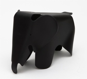 SCAUN SLONIK NEGRU, DIN POLIPROPILENA, STIL MODERN, B2 - Img 1