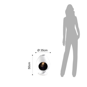 SEMINEU CU BIOETANOL, PIGNA ALB, 50CM, ARTIM GROUP SELECTION - Img 3
