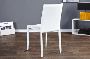 SET 2 SCAUNE ALBE MILANO 11565 - DESIGN MODERN - Img 3