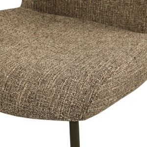 SET 2 SCAUNE DINING, ODARBY, REALIZAT DIN METAL SI TEXTIL IGNIFUG, CULOARE MARO, DESIGN DEOSEBIT, RICHMOND INTERIORS - Img 5