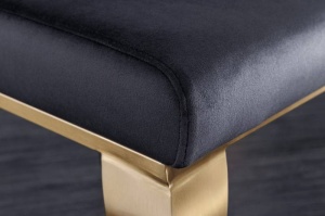 SET 2 SCAUNE DINING, STIL BAROC, LION, DIN METAL AURIU SI CATIFEA, ARTIM GROUP SELECTION - Img 3