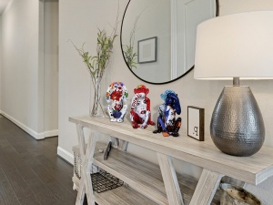 SET 3 FIGURINE DECORATIVE, POLIRASINA, MULTICOLOR, DESIGN MODERN - Img 2