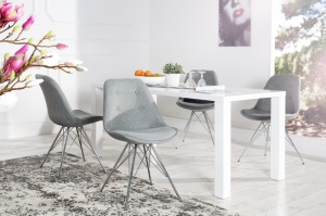 SET 4 SCAUNE GRI SCANDINAVIA RETRO 36092 DESIGN SCANDINAV