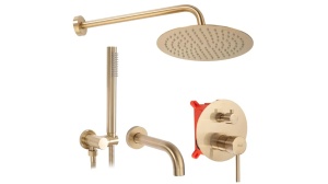SET DE DUS INCASTRAT REA LUNGO + BOX, AURIU PERIAT, DIN ALAMA, CALITATE SUPERIOARA
