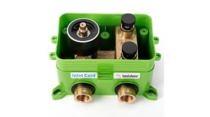 SET DE DUS INCASTRAT REA LUNGO MILER + BOX, ALB MAT, DIN ALAMA, CALITATE SUPERIOARA - Img 6