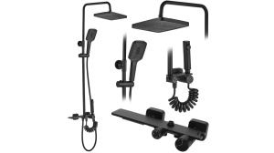 SET DE DUS REA HELIX, NEGRU, DIN ALAMA, CALITATE SUPERIOARA
