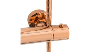 SET DE DUS REA LUNGO CU TERMOSTAT, AURIU ROSE, DIN ALAMA, CALITATE SUPERIOARA - Img 4
