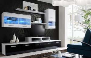 SET MODULAR LIVING CU LED LOGO II 20 WS LO STIL MODERN ASM