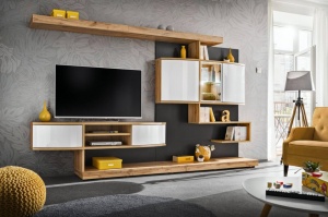 SET MODULAR LIVING MANHATTAN, CU ILUMINARE LED, WTS MN, STIL MODERN, ASM