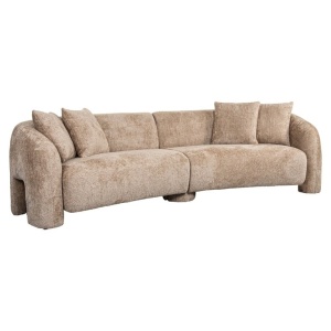 SOFA MILANIA LOVELY BEIGE 170, S5169, CONFECTIONATA DIN LEMN, SPUMA SI BUMBAC, RICHMOND INTERIOR