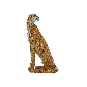 STATUETA DECORATIVA GEPARD TAHNEE, DIN POLIRASINA, STIL MODERN, B2