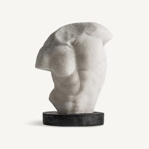 STATUETA PHILIP, 25CM, CULOARE ALBA, DIN RASINA, STIL MODERN, ARTIM GROUP SELECTION