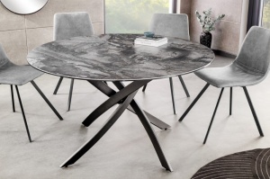 STOC!!! MASA DE SUFRAGERIE, ALPINE 120CM, TAUPE, CERAMICA, ROTUNDA, ARTIM GROUP SELECTION