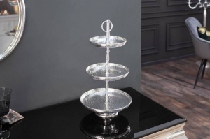 SUPORT, ORIENT 3 ETAJE 46CM, COD 40386, DIN ALUMINIU, ASPECT INDUSTRIAL - Img 2