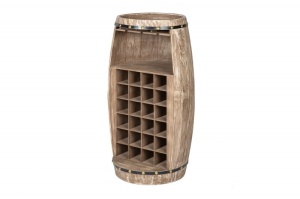 SUPORT STICLE VIN 97CM, BODEGA COD 40415, DIN LEMN MASIV, STIL RETRO - Img 4